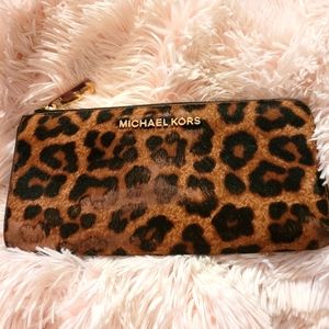 Michael Kors Leopard Print Wallet